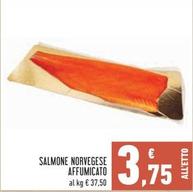 Offerta per Salmone Norvegese Affumicato a 3,75€ in Conad