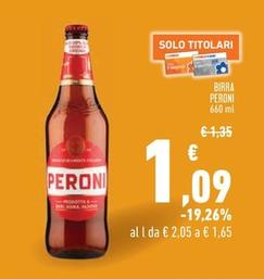 Offerta per Peroni - Birra a 1,09€ in Conad