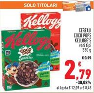 Offerta per Kelloggs - Cereali Coco Pops a 2,79€ in Conad