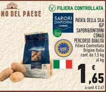 Offerta per  Conad -  Patata Della Sila Sapori&Dintorni Percorso Qualità  a 1,65€ in Conad