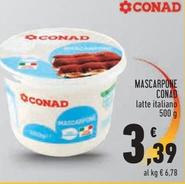 Offerta per Conad - Mascarpone a 3,39€ in Conad