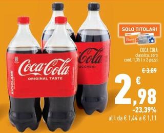 Offerta per Coca Cola - Classica a 2,98€ in Conad