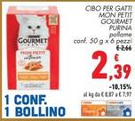 Offerta per Purina - Cibo Per Gatti Mon Petit Gourmet a 2,39€ in Conad