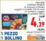 Offerta per Capitan Findus - Fish Bar a 4,39€ in Conad