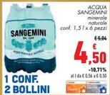 Offerta per Sangemini - Acqua a 4,5€ in Conad