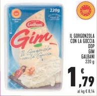 Offerta per Galbani - Il Gorgonzola Con La Goccia DOP Gim a 1,79€ in Conad
