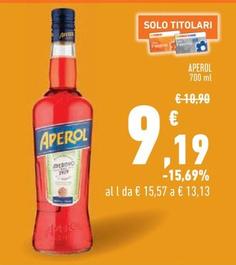 Offerta per Aperol - 700 Ml a 9,19€ in Conad