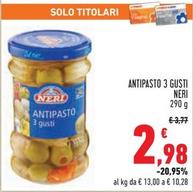 Offerta per Neri - Antipasto 3 Gusti a 2,98€ in Conad
