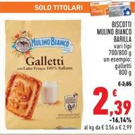 Offerta per Barilla - Biscotti Mulino Bianco a 2,39€ in Conad