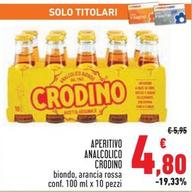 Offerta per Crodino - Aperitivo Analcolico a 4,8€ in Conad