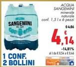 Offerta per Sangemini - Acqua a 4,14€ in Conad