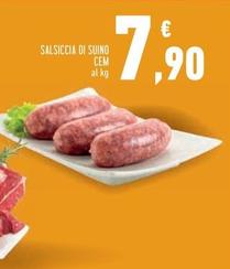 Offerta per Salsiccia Di Suino Cem a 7,9€ in Conad