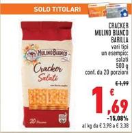 Offerta per Barilla - Cracker Mulino Bianco a 1,69€ in Conad