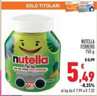 Offerta per Ferrero - Nutella a 5,49€ in Conad