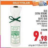 Offerta per Oliv'E Olio - Olio Extra Vergine Di Oliva  a 9,98€ in Conad