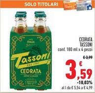 Offerta per Tassoni - Cedrata a 3,59€ in Conad