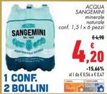 Offerta per Sangemini - Acqua a 4,2€ in Conad