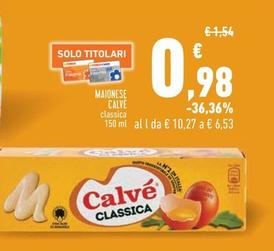Offerta per Calvè - Maionese a 0,98€ in Conad