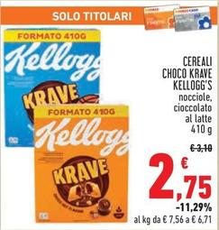 Offerta per Kelloggs - Cereali Choco Krave a 2,75€ in Conad City