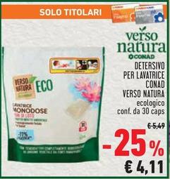 Offerta per Conad - Detersivo Per Lavatrice Verso Natura a 4,11€ in Conad City
