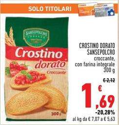 Offerta per Sansepolcro - Crostino Dorato Croccante a 1,69€ in Conad City