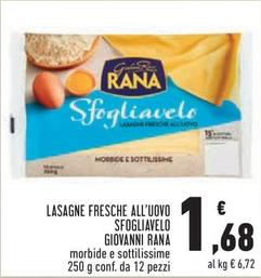 Offerta per Rana - Lasagne Fresche All'Uovo Sfogliavelo a 1,68€ in Conad City