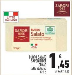 Offerta per Conad - Burro Salato Sapori&Idee a 1,45€ in Conad City