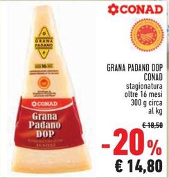 Offerta per Conad - Grana Padano DOP a 14,8€ in Conad City