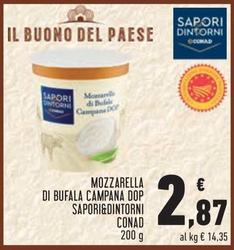 Offerta per Conad - Mozzarella Di Bufala Campana DOP Sapori&Dintorni a 2,87€ in Conad City