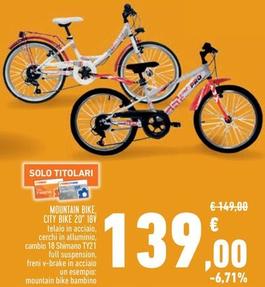 Offerta per Mountain bike a 139€ in Conad Superstore