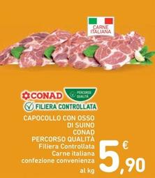 Offerta per Conad - Capocollo Con Osso Di Suino a 5,9€ in Spazio Conad