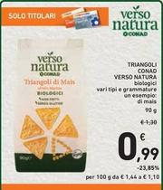 Offerta per Conad - Triangoli Verso Natura a 0,99€ in Spazio Conad