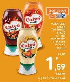 Offerta per Calvè - Maionese, Salsa Top Down a 1,59€ in Spazio Conad