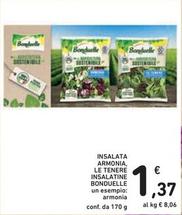 Offerta per Bonduelle - Insalata Armonia/Le Tenere Insalatine a 1,37€ in Spazio Conad