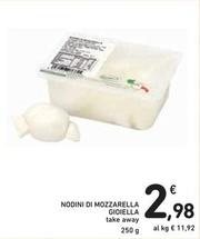 Offerta per Gioiella - Nodini Di Mozzarella a 2,98€ in Spazio Conad