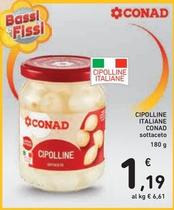 Offerta per Conad - Cipolline Italiane a 1,19€ in Spazio Conad