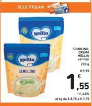 Offerta per Mellin - Semolino/Crema a 1,55€ in Spazio Conad