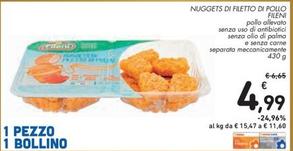 Offerta per Fileni - Nuggets Di Filetto Di Pollo a 4,99€ in Spazio Conad