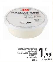 Offerta per Foresti - Mascarpone Extra Cremoso 100% Latte Italiano a 1,99€ in Spazio Conad