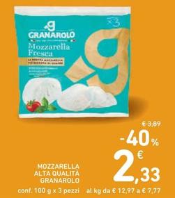 Offerta per Granarolo - Mozzarella Alta Qualità a 2,33€ in Spazio Conad