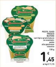 Offerta per Buitoni - Pesto, Sugo Fresco a 1,45€ in Spazio Conad