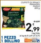 Offerta per Findus - Ciuffetti Di Spinaci Primavera a 2,99€ in Spazio Conad