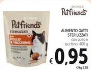 Offerta per Conad - Pet Friends Alimento Gatti Sterilizzati a 0,95€ in Spazio Conad