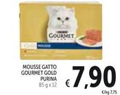 Offerta per Purina - Mousse Gatto Gourmet Gold a 7,9€ in Spazio Conad