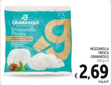 Offerta per Granarolo - Mozzarella Fresca a 2,69€ in Spazio Conad