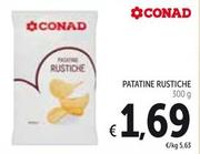Offerta per Conad - Patatine Rustiche a 1,69€ in Spazio Conad