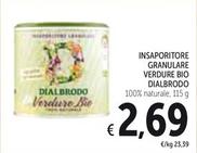 Offerta per Dialbrodo - Insaporitore Granulare Verdure Bio a 2,69€ in Spazio Conad