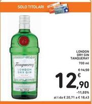 Offerta per Tanqueray - London Dry Gin a 12,9€ in Spazio Conad