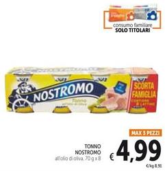 Offerta per Nostromo - Tonno a 4,99€ in Spazio Conad