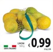 Offerta per Limoni a 0,99€ in Spazio Conad